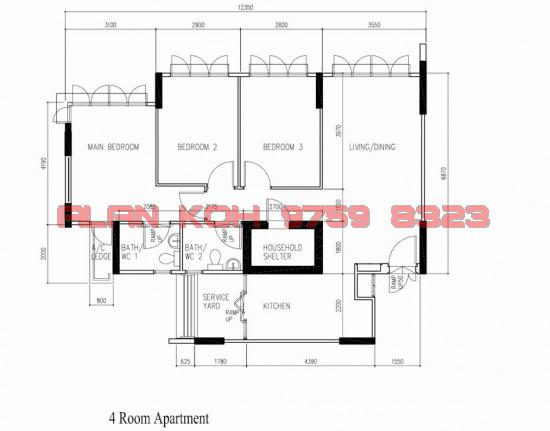 Blk 565 Ang Mo Kio Avenue 3 (Ang Mo Kio), HDB 4 Rooms #91894742
